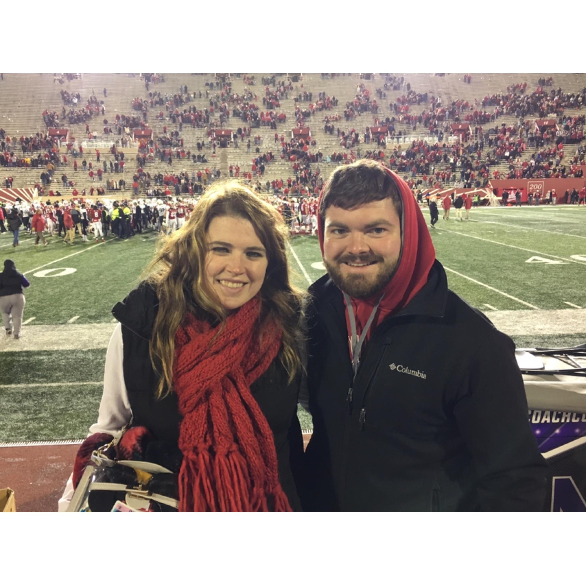 A chilly IU football game