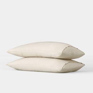 Standard size Bamboo Pillowcases in Creme