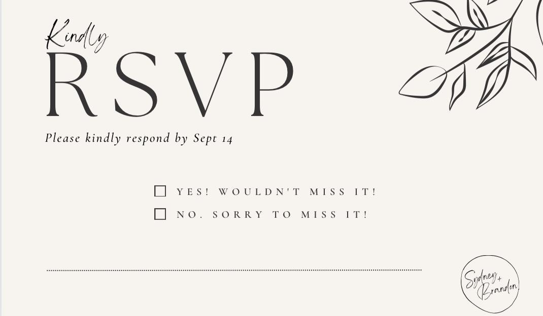 The Wedding Website of Sydney Stinson and Brandon Grundy