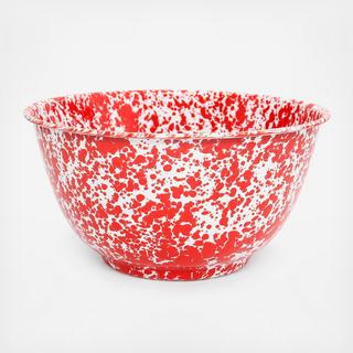 Splatter Enamelware Salad Bowl, Set of 4