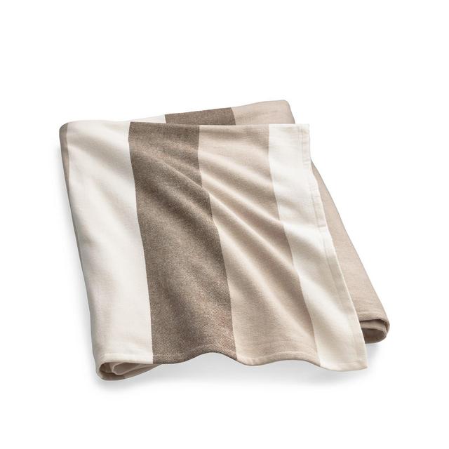 Ralph Lauren Mason Multi-Stripe Queen Bed Blanket