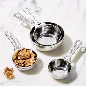 Le Creuset 5-Piece Stainless Steel Measuring Spoon Set + Reviews | Crate & Barrel
