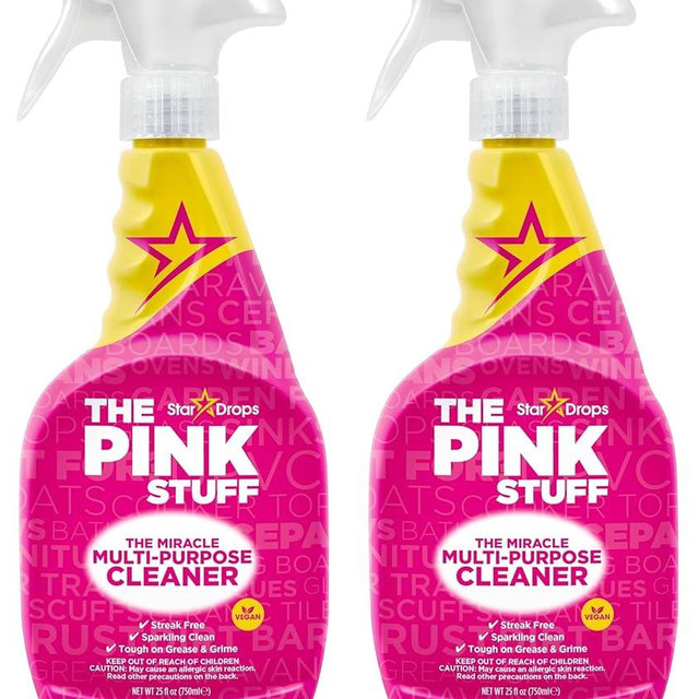 Stardrops - The Pink Stuff Miracle Multi-Purpose Cleaner – Removes Grease, Grime, and Stains on Kitchens, Bathrooms, Floors, and More (Pack of 2)