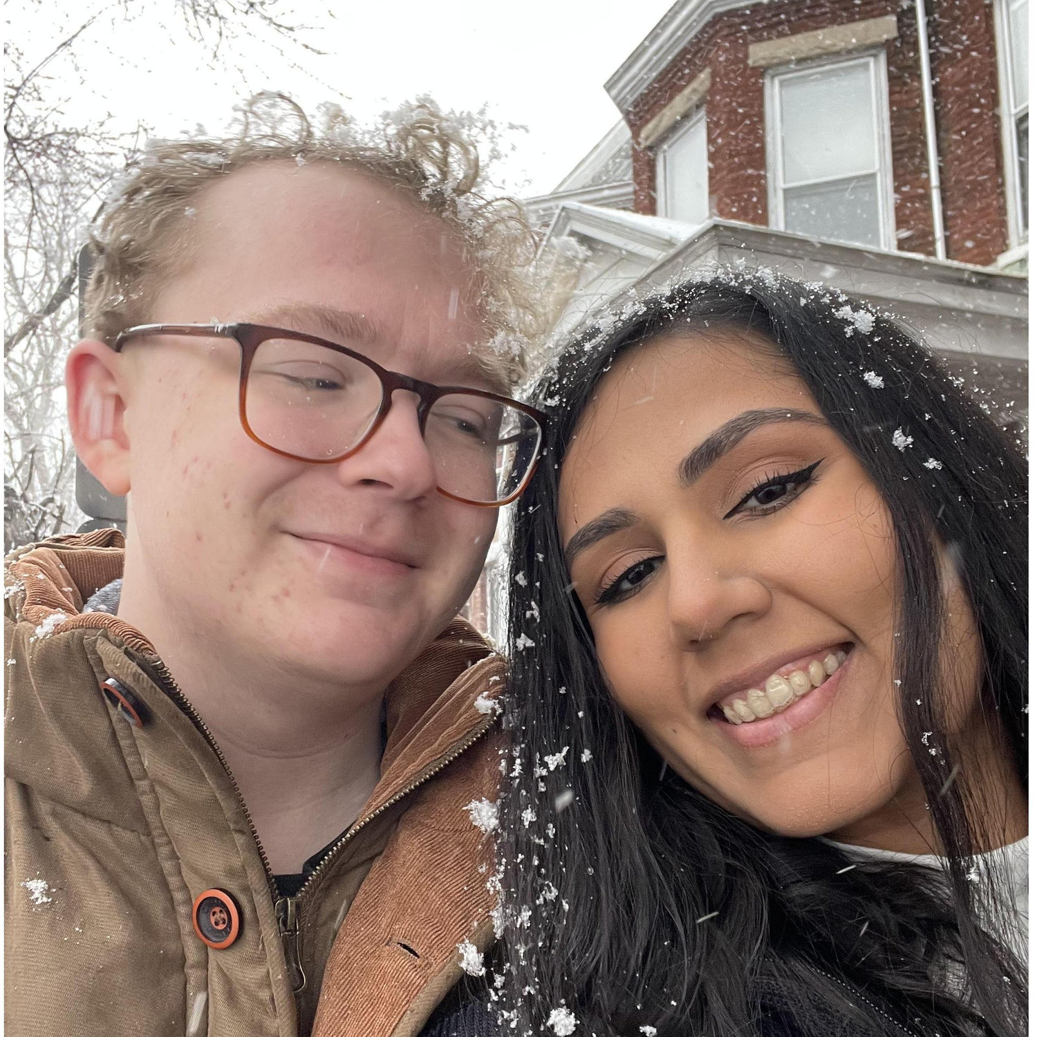 Our first snow!