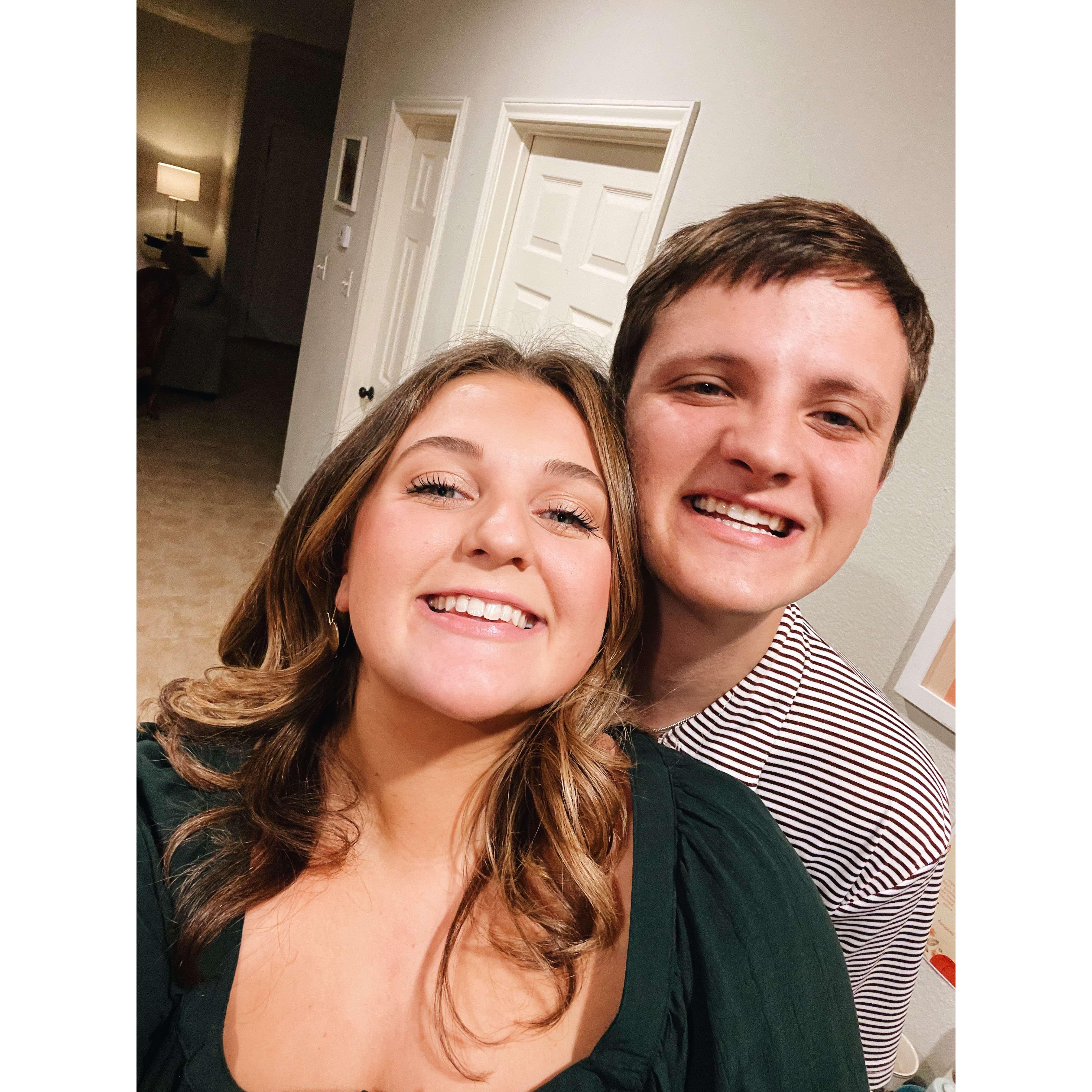 February 2022- Birthday month! Grayson took Calli to get fajitas and margaritas for her birthday dinner, her favorite!