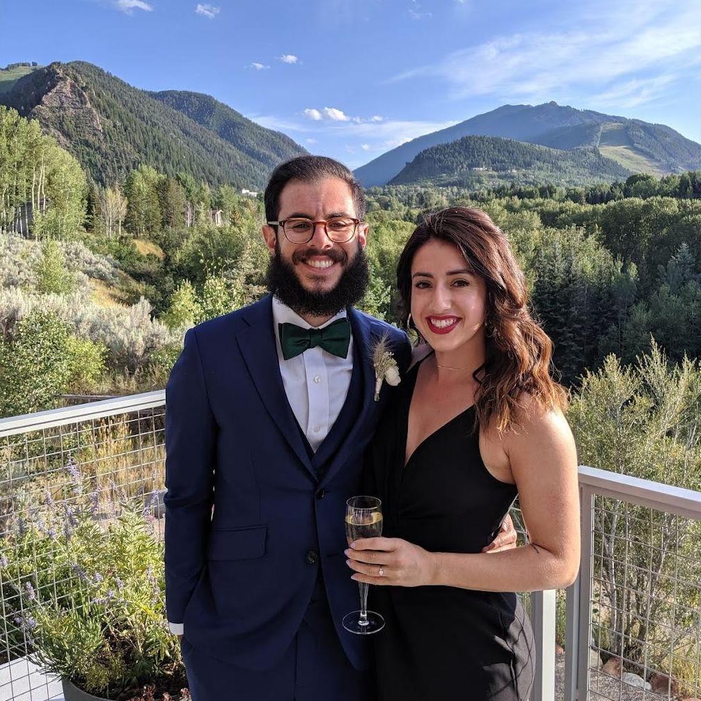 At a beautiful Aspen wedding