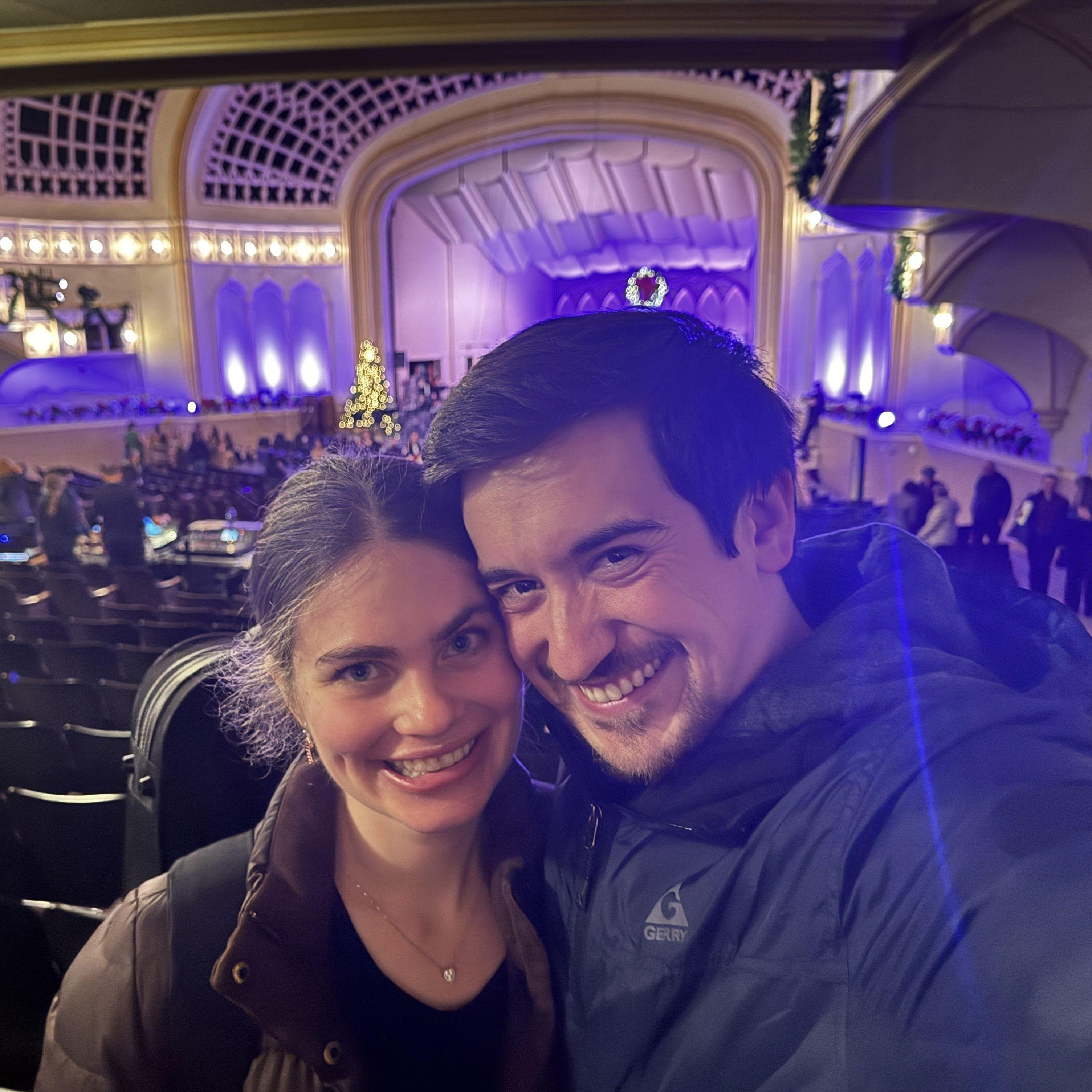 Taken shortly after the CU Boulder Christmas show that Alyssa played in!