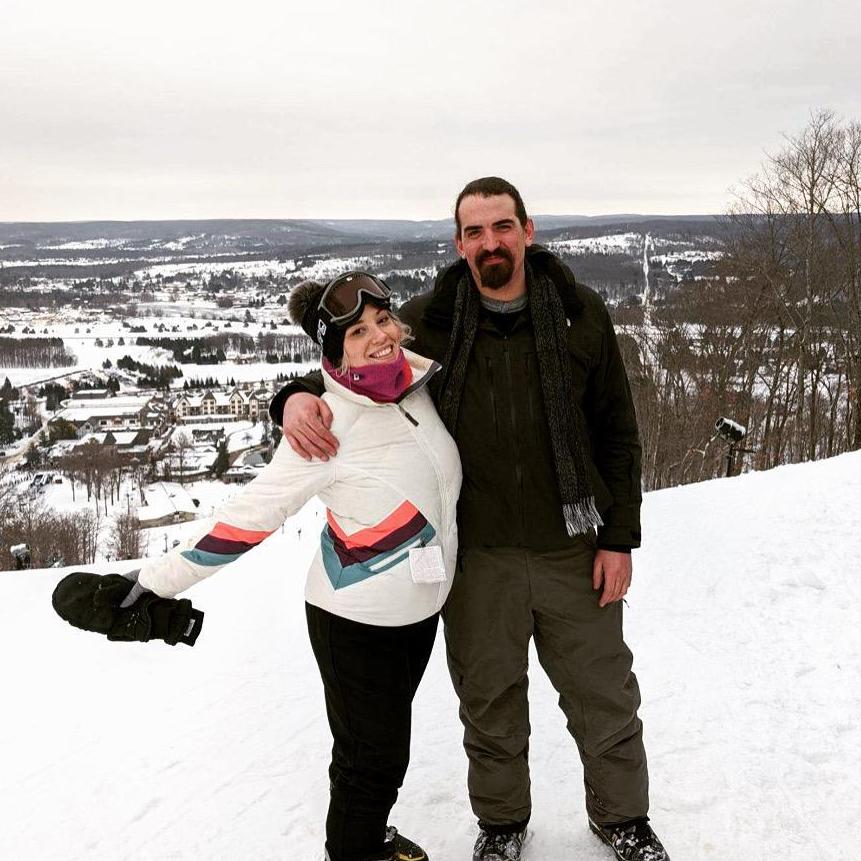 Our first time skiing at Boyne Mountain together.