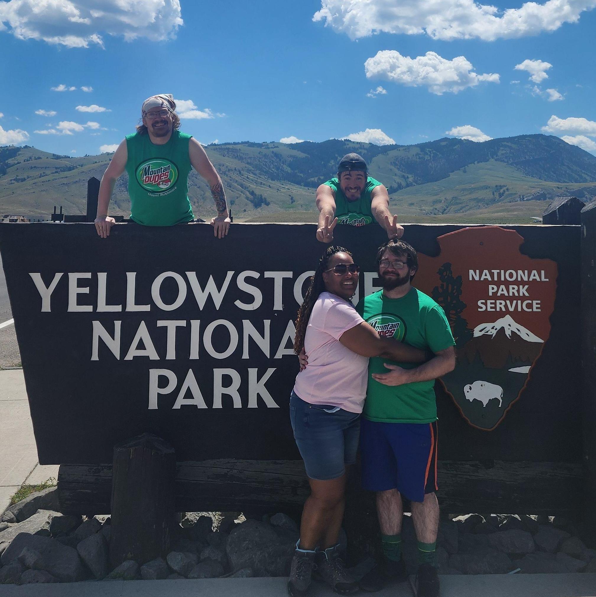 Squad Goals: Love, Laughter, and a National Park Sign