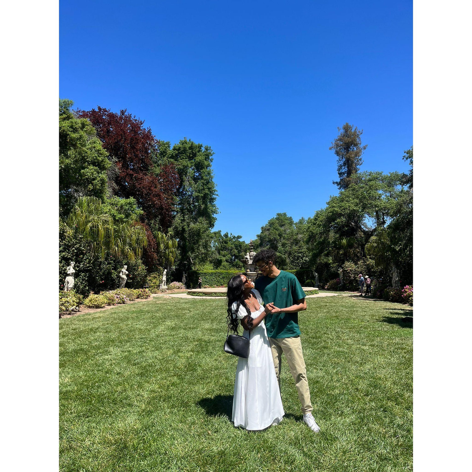 At Huntington botanical gardens