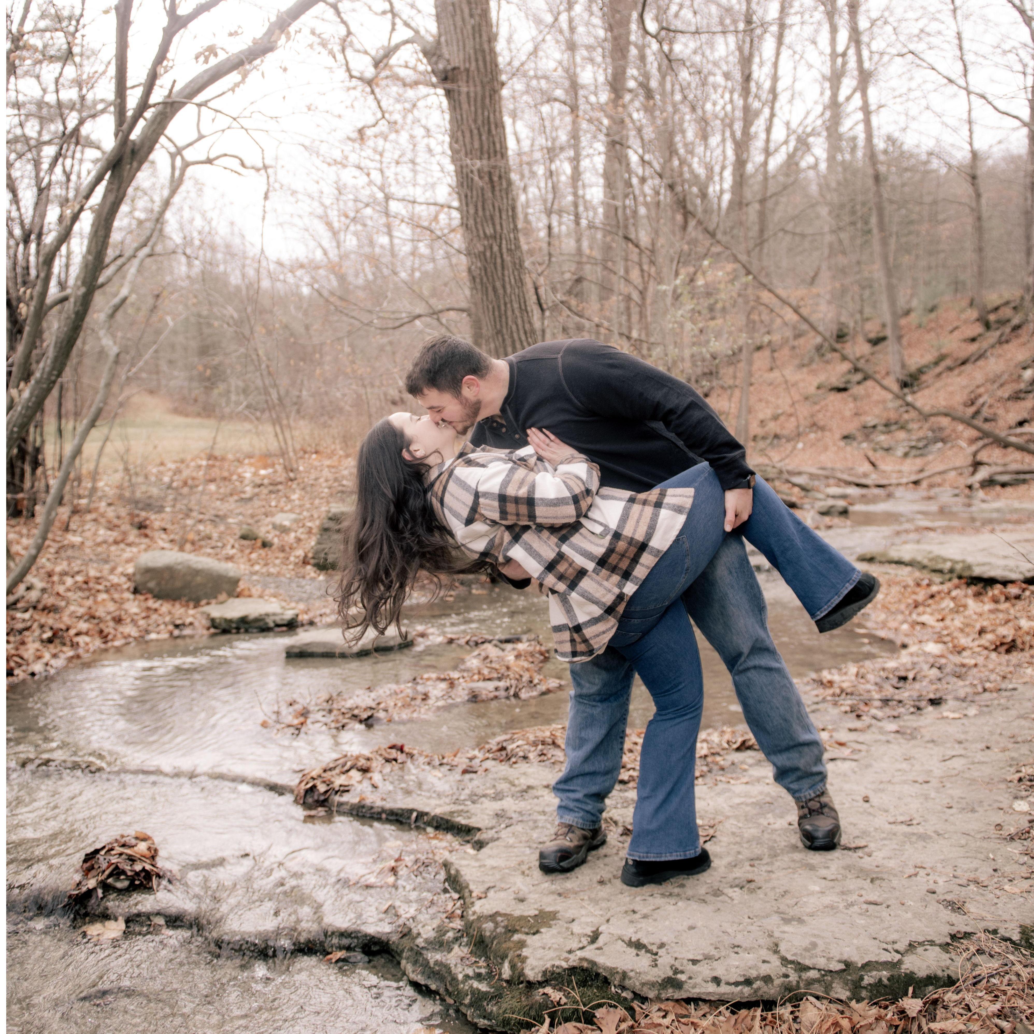 Jullia pulled a hamstring in this picture because Matt dipped her too low for the picture.