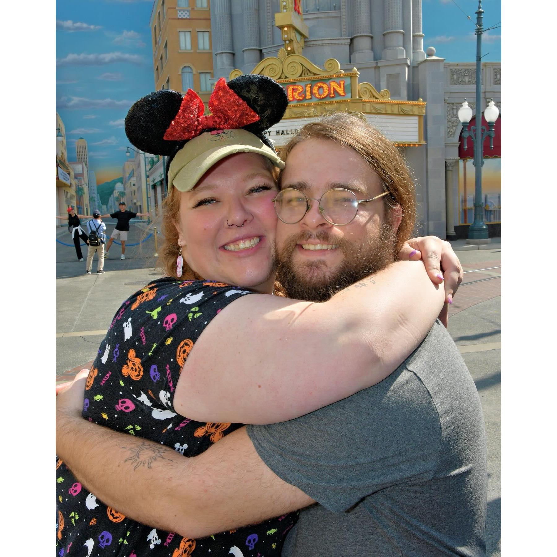 His first time to California Adventure