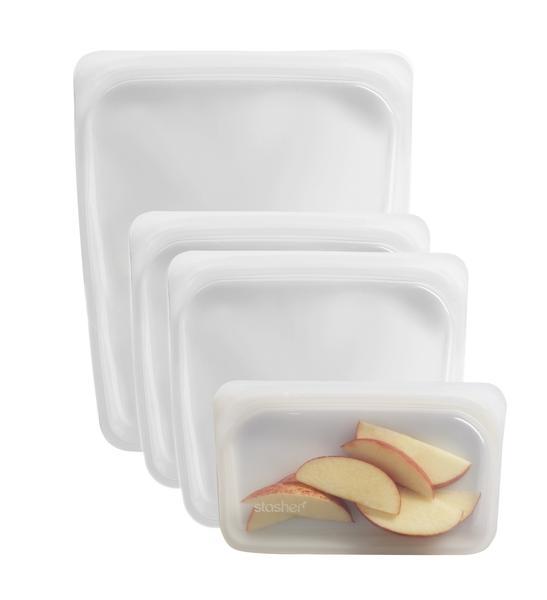 Reusable Silicone Storage Bags - Multi Pack - Clear