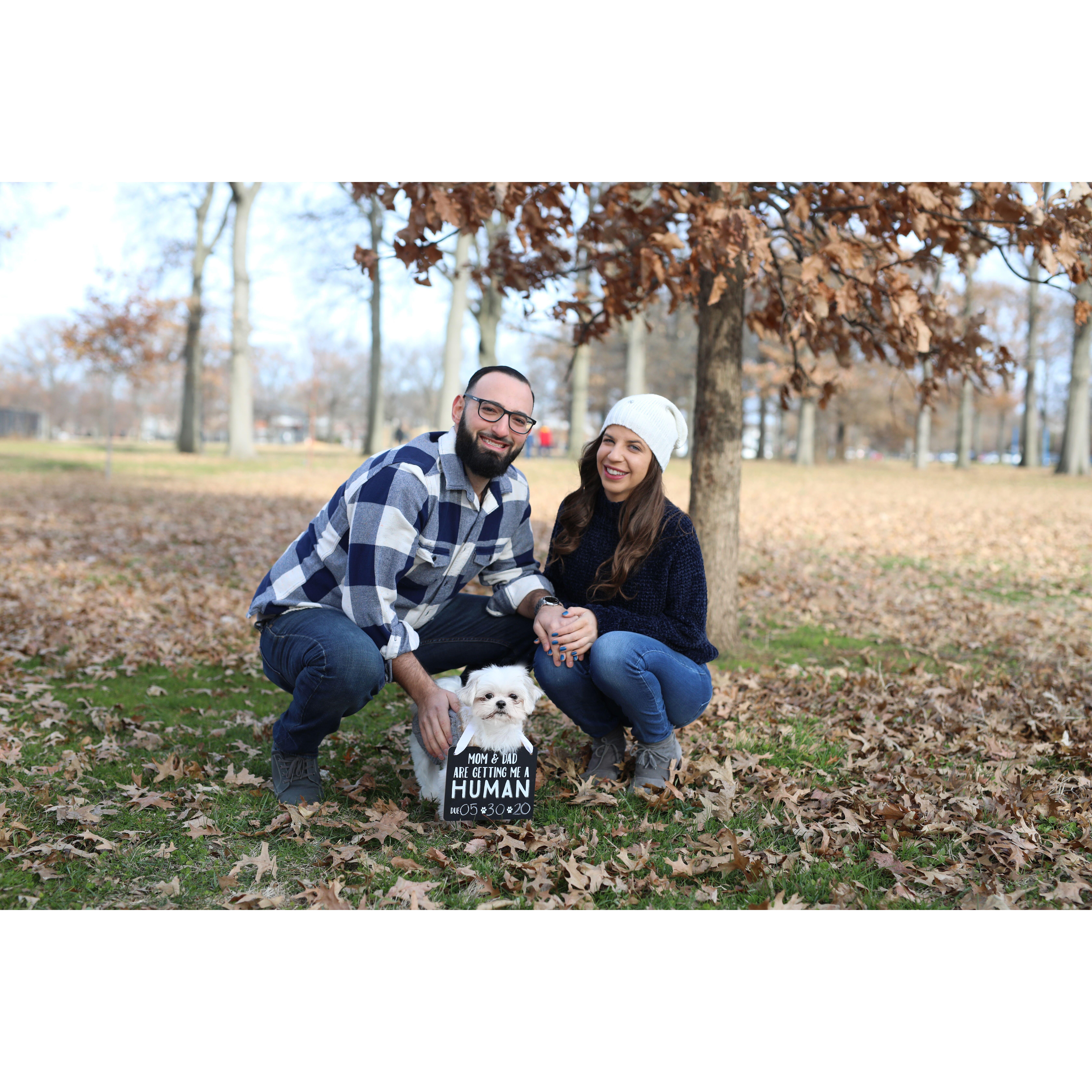 Our baby announcement photos!