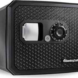 SentrySafe Fire/Waterproof Safe w/ Dial Combo Lock & Override Key, 0.81 Cubic Feet