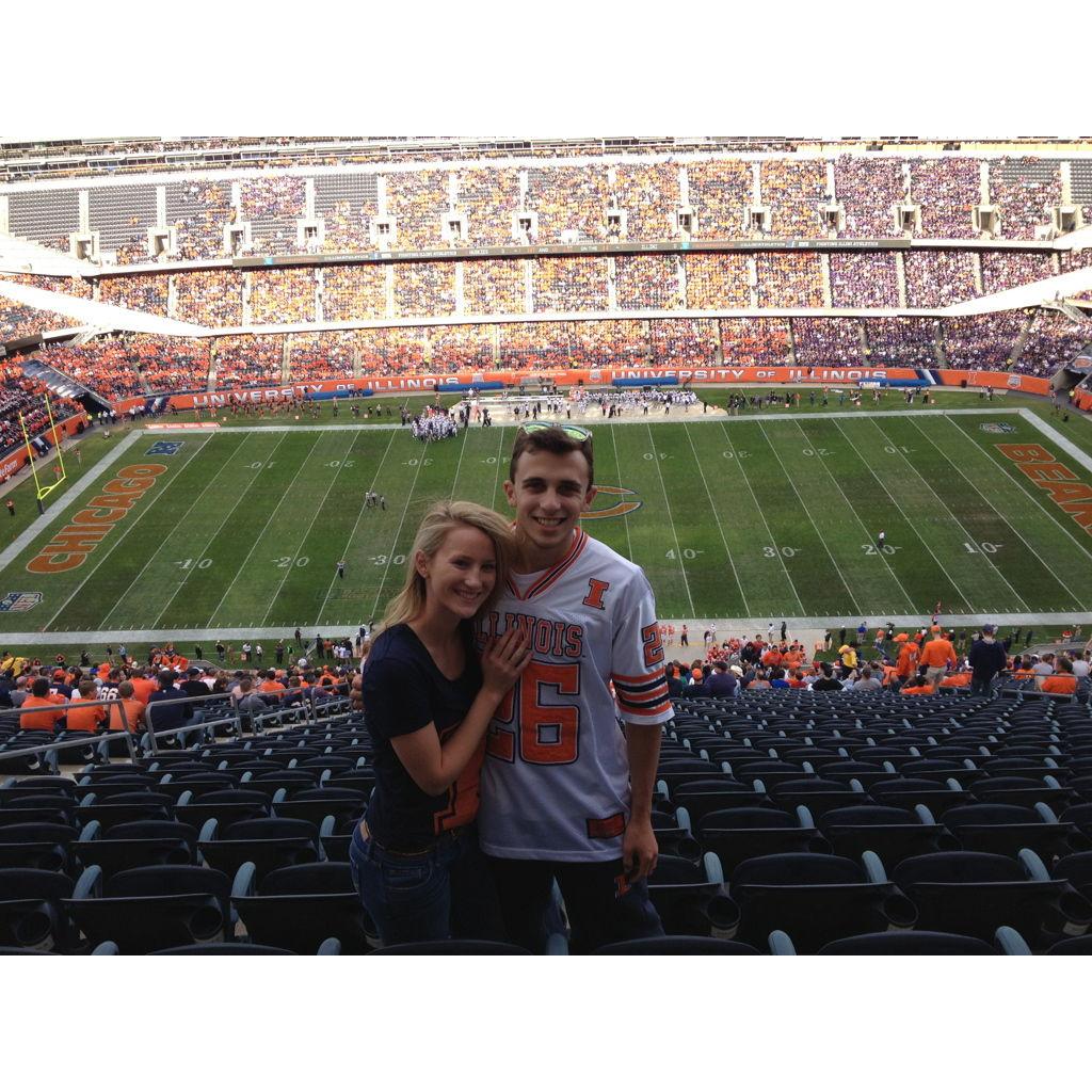U of I football game at Soldier Field (2013) 