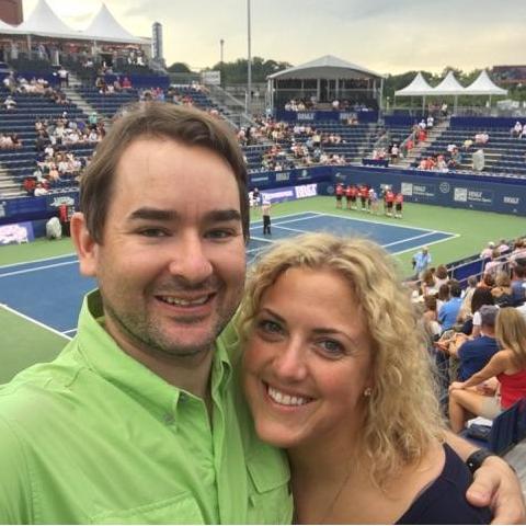 At the Atlanta BB&T Tennis Tournament