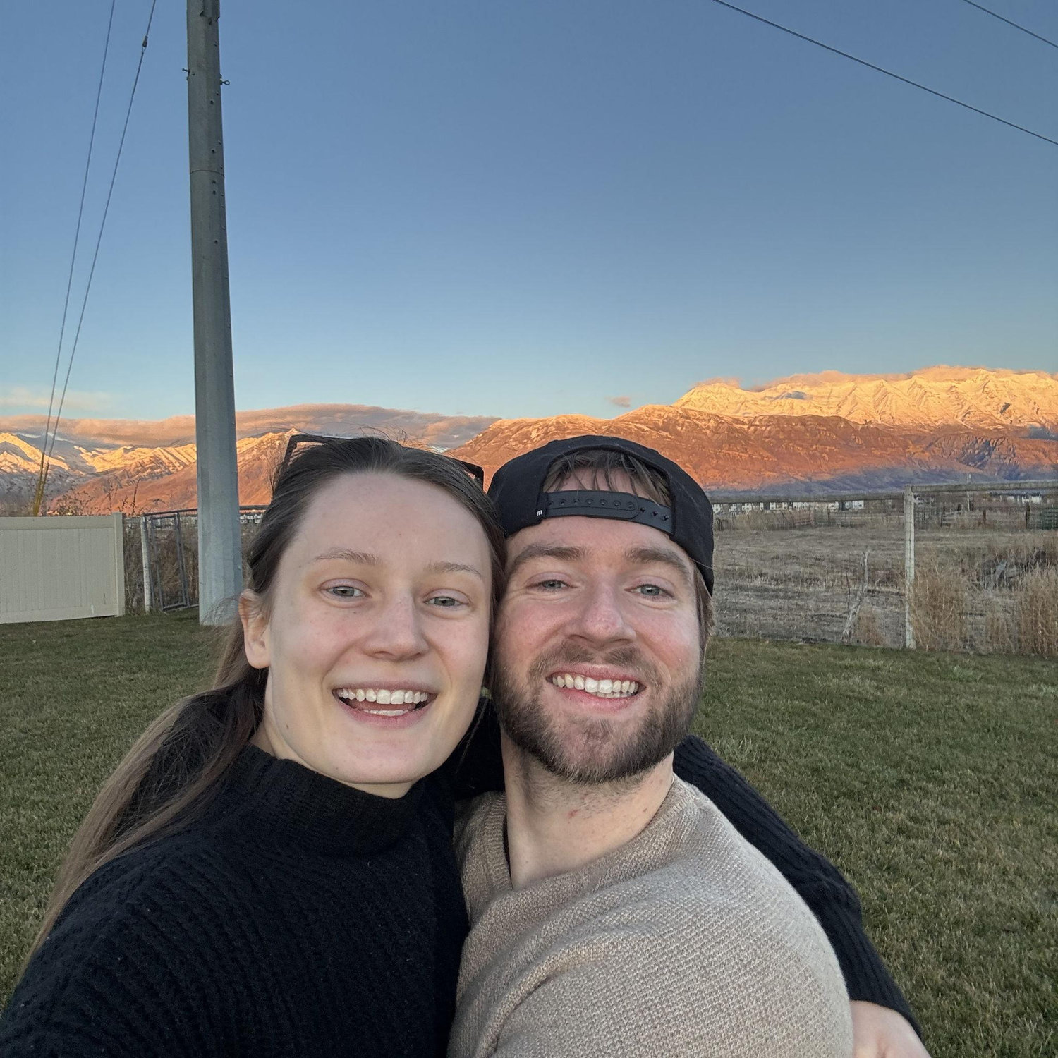 Our last picture together before getting engaged.