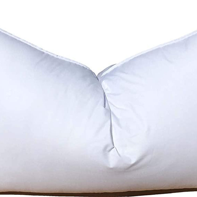 Pillowflex Synthetic Down Pillow Insert - 12x40" Down Alternative Pillow, Long Pillow Insert for Sham - Large Pillow, Rectangle Pillow - Polyester Pillow - 1 Decorative Pillow Form