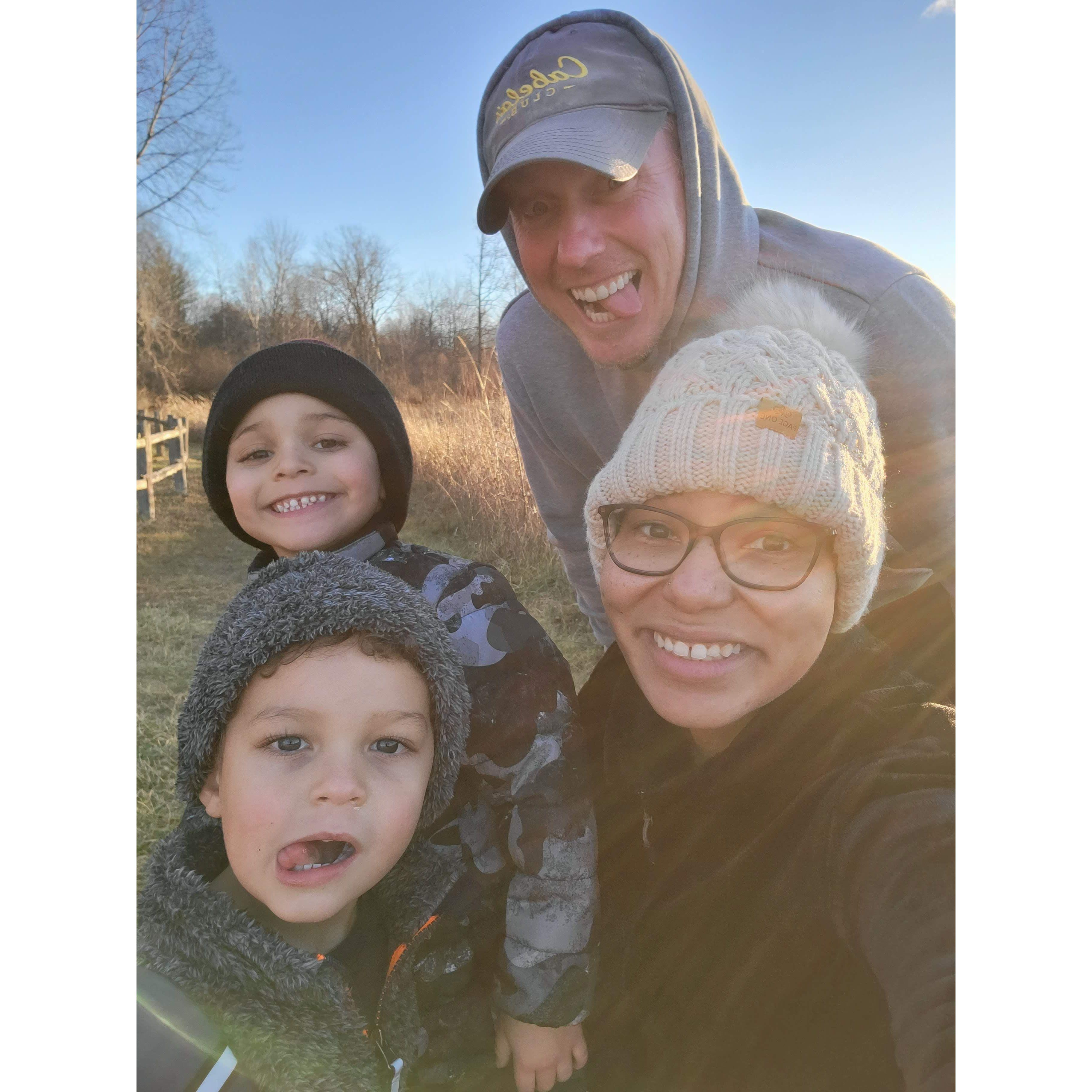 We love family walks!