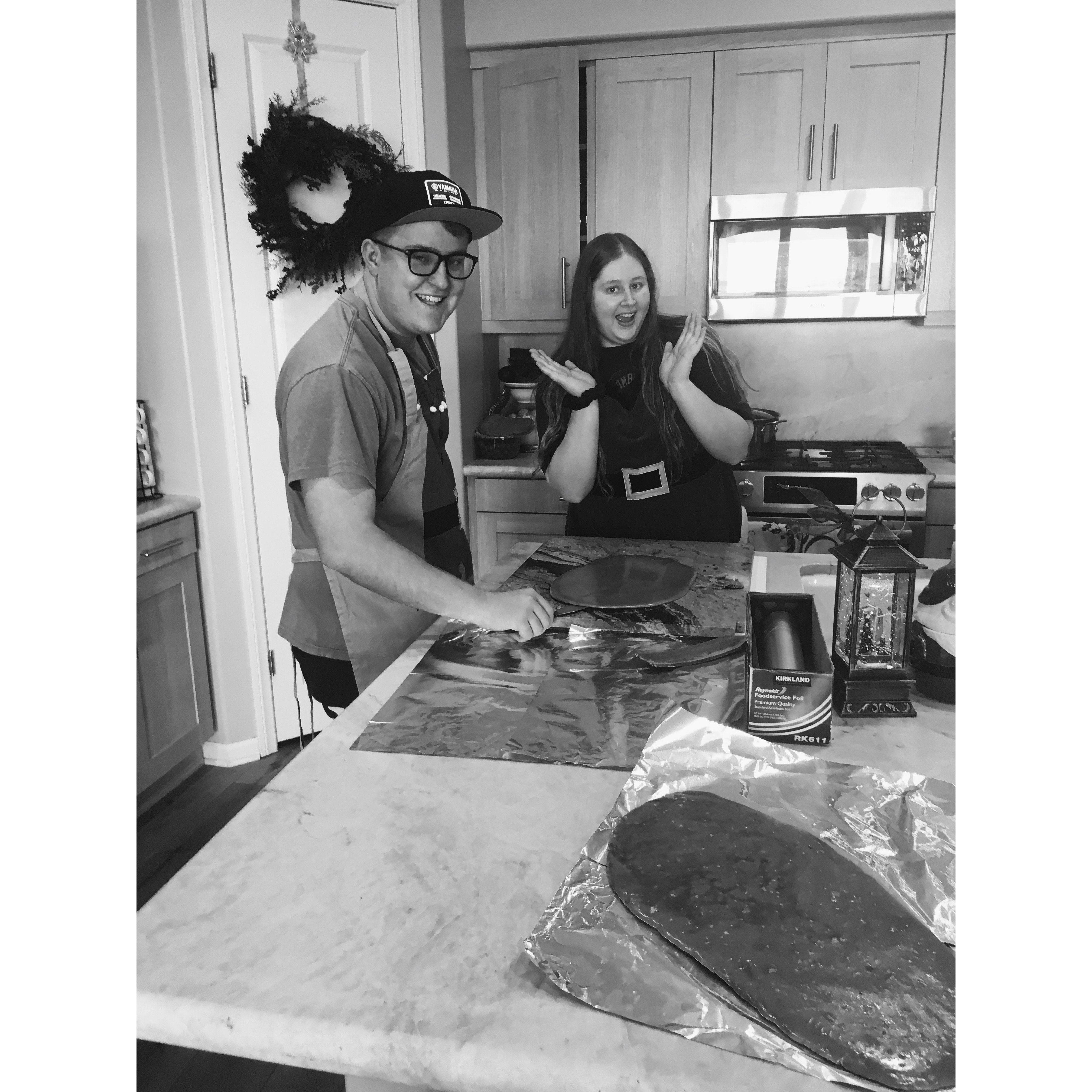 Making the famous English Toffee. 12/19/2020