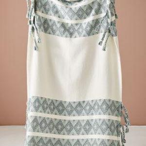Woven Poppie Throw Blanket