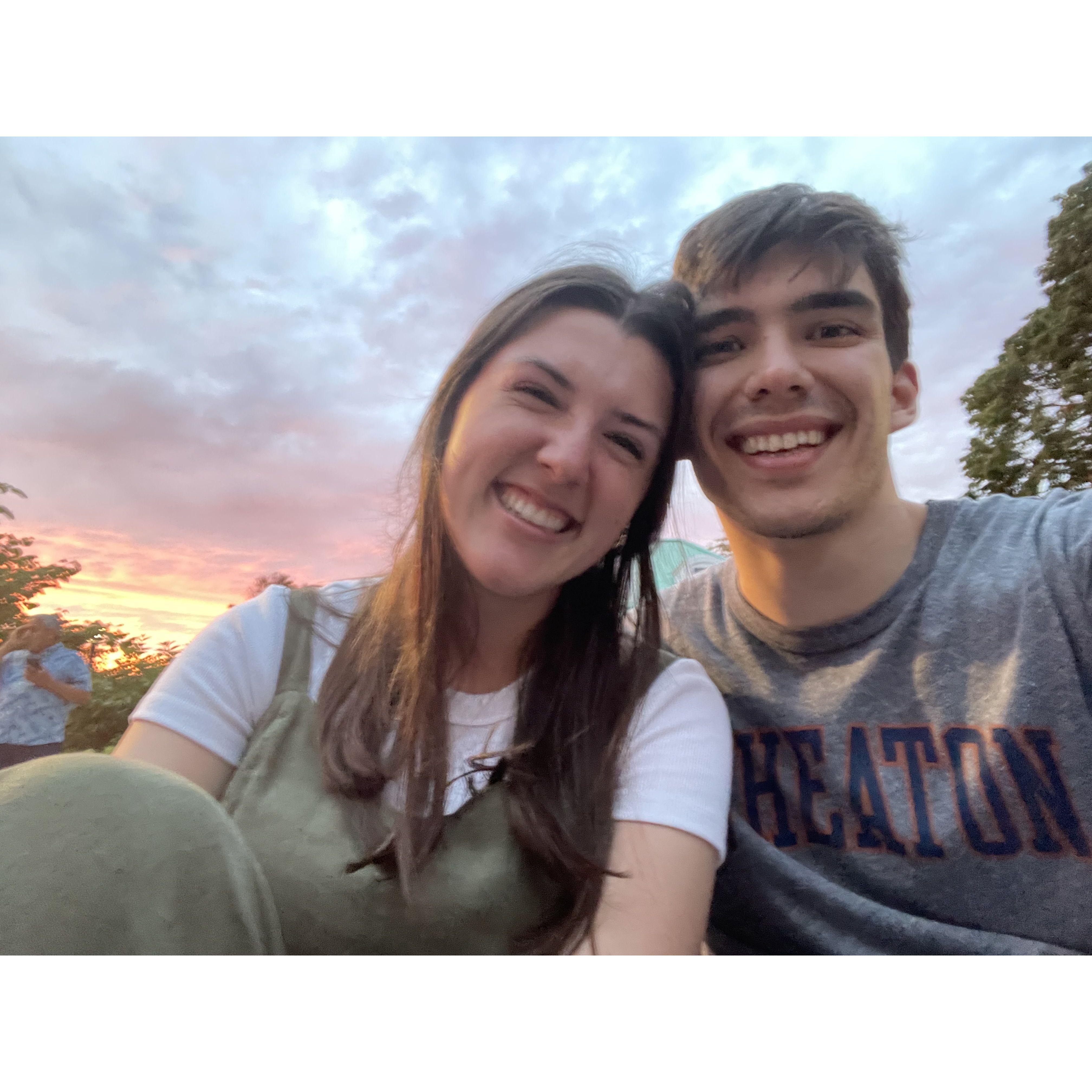 Our third year going to Shakespeare in the Park together!