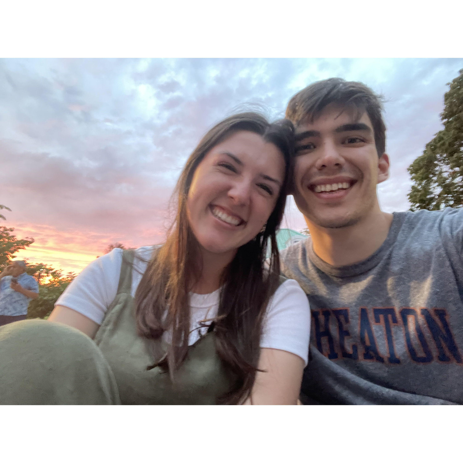 Our third year going to Shakespeare in the Park together!