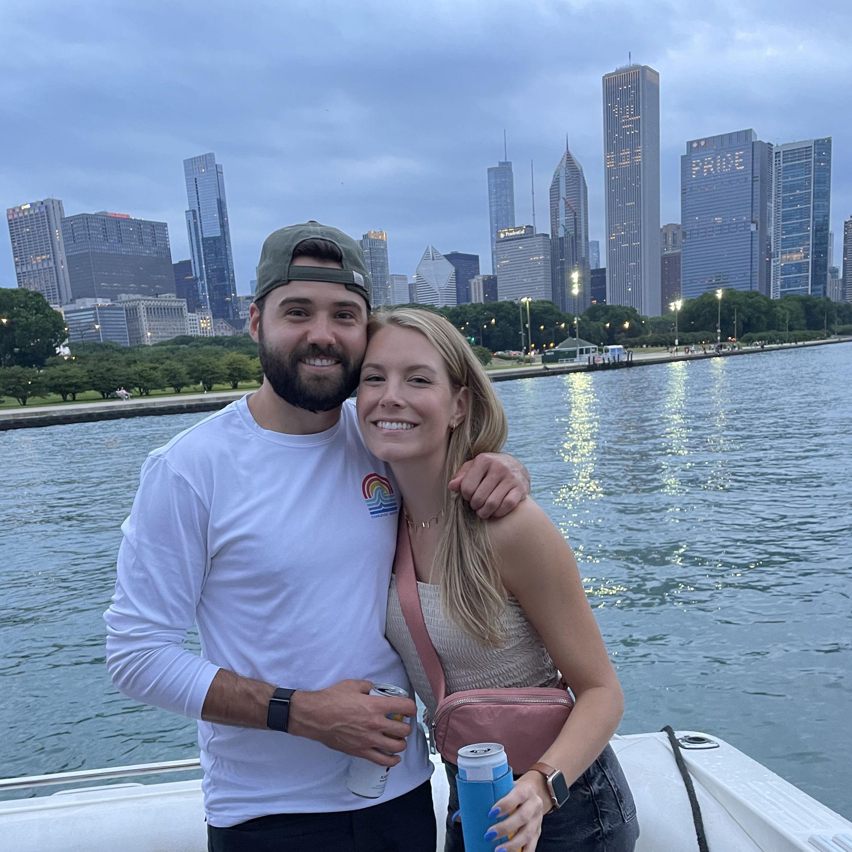 Celebrating Mitch's 30th in Chicago