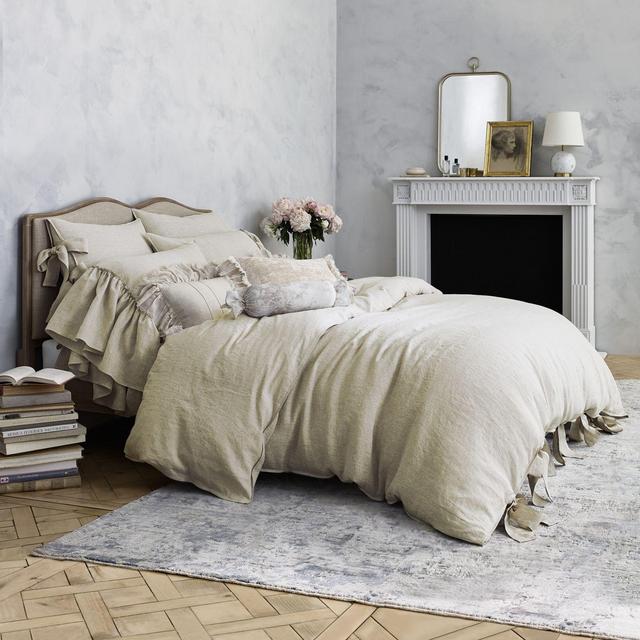 Wamsutta® Vintage Abigall King Duvet Cover in Linen