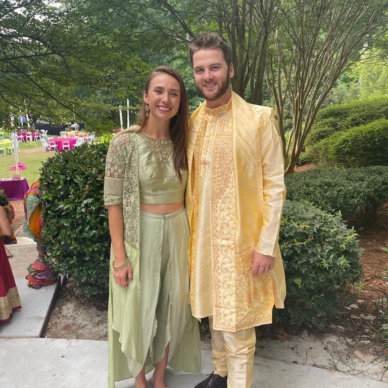 Celebrating our friends wedding in Atlanta, 2021