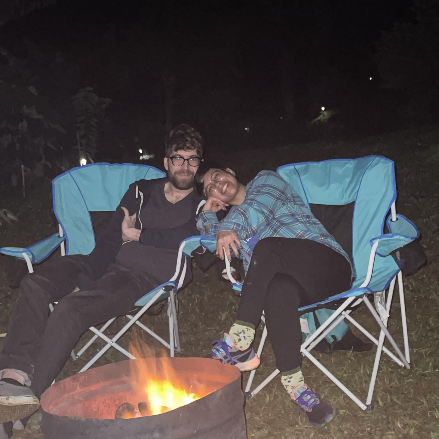 After he popped the question!