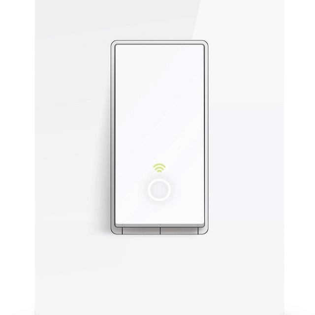 TP-Link Smart Wi-Fi Light Switch, No Hub Required, Single Pole, Control Your Fixtures From Anywhere, Works with Alexa (HS200)
