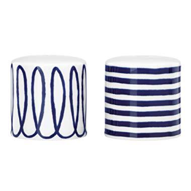 Kate Spade New York 849159 Charlotte Street salt and pepper set, Blue