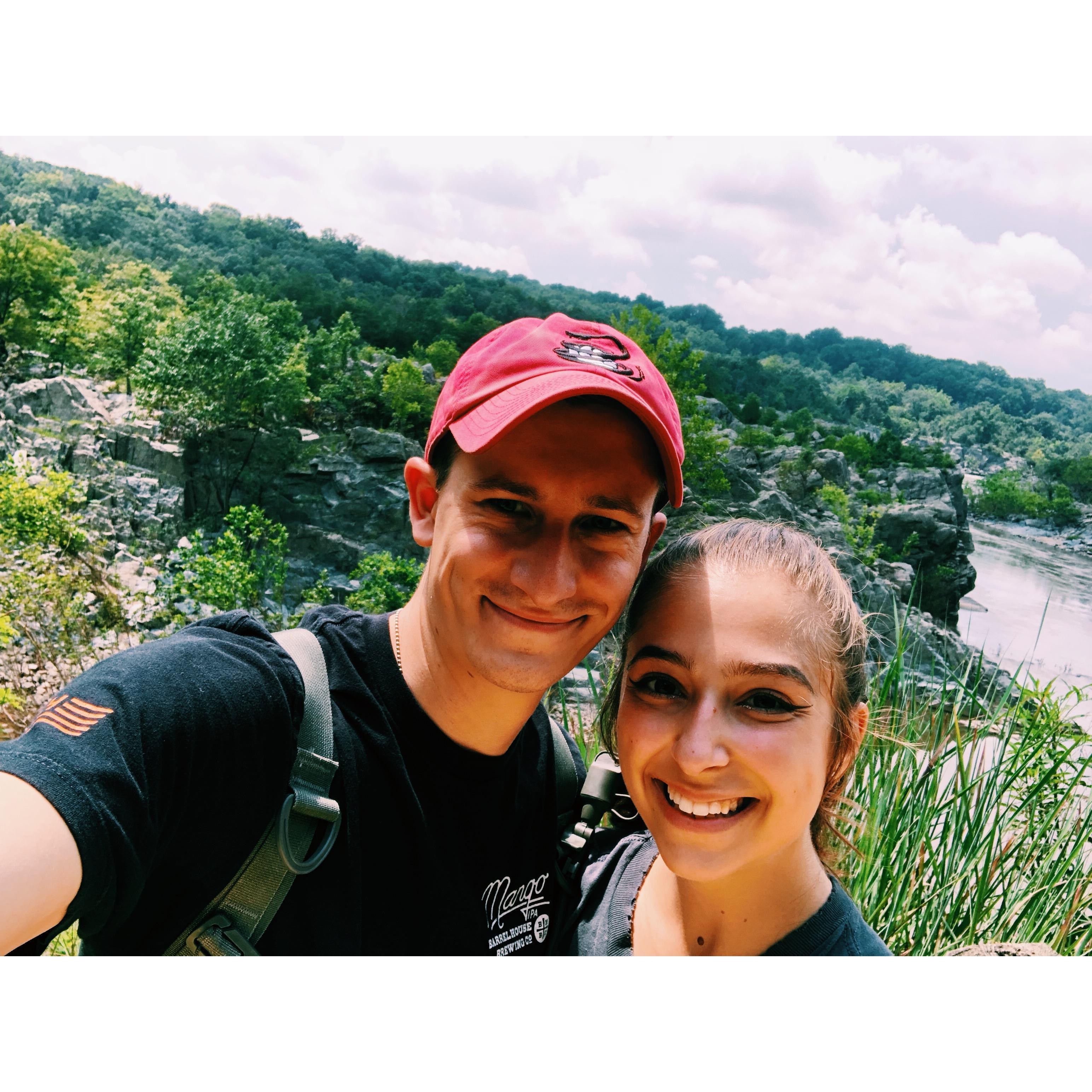 Our favorite hiking spot in the DMV - Great Falls.
