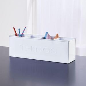 Crafty White Things Bin