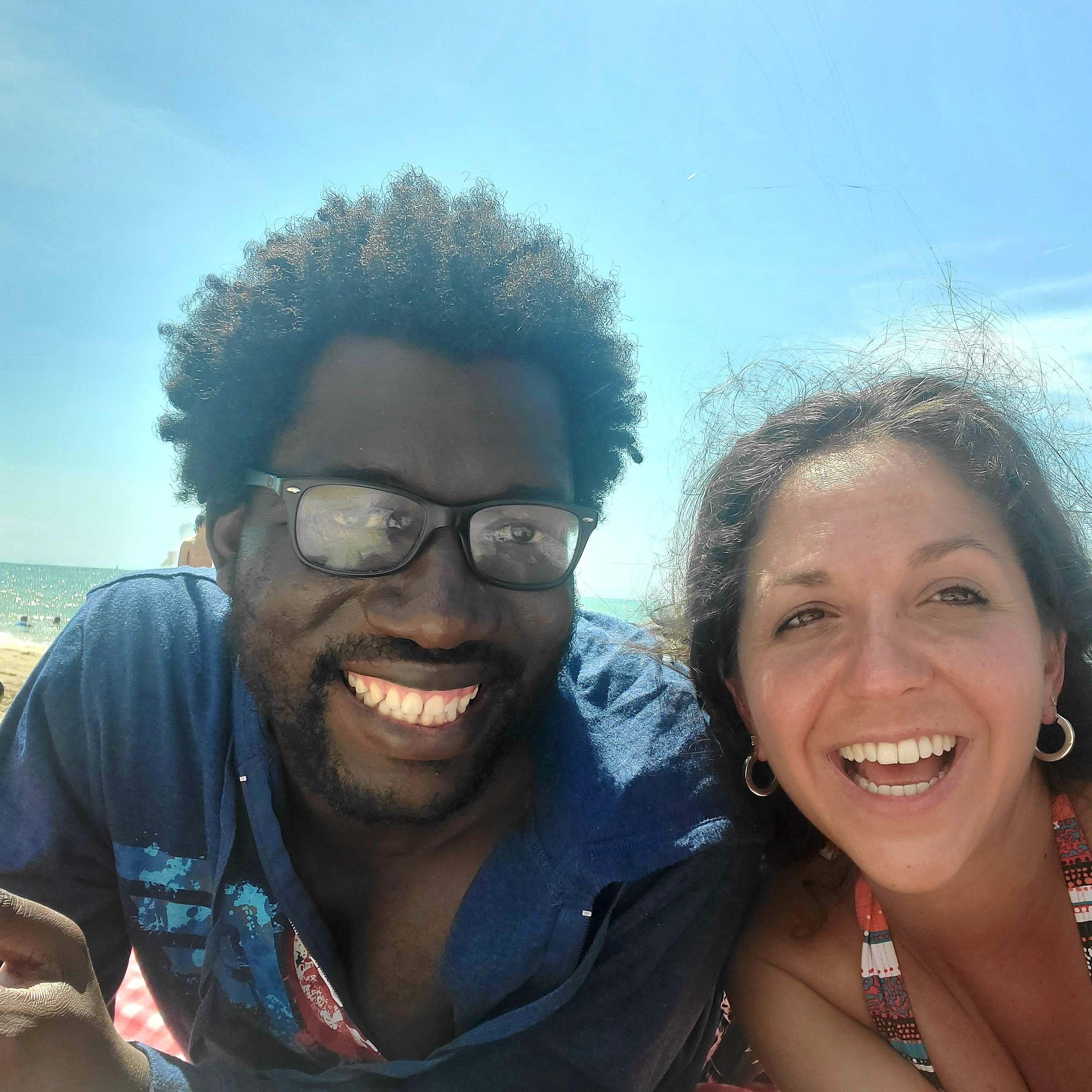At the beach in Martha's Vineyard