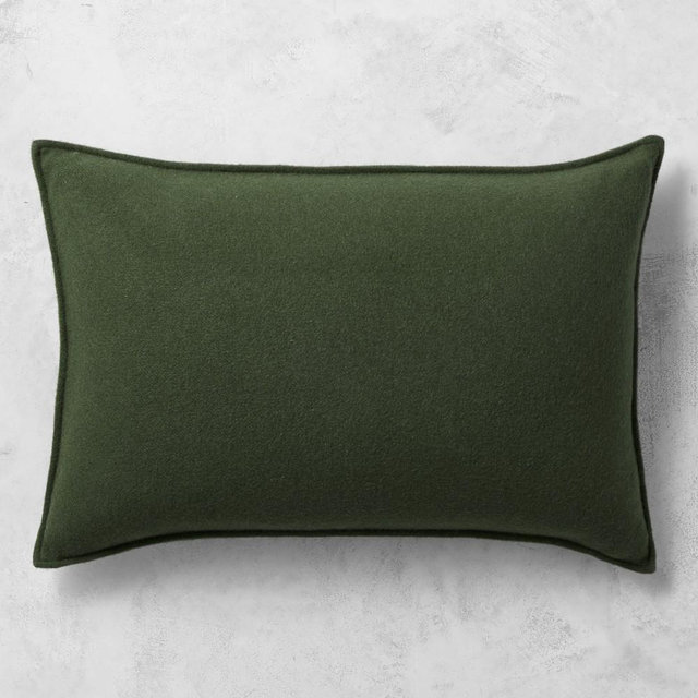 European Solid Cashmere Pillow Cover