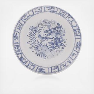 Oiseau Bleu Rim Soup, Set of 4