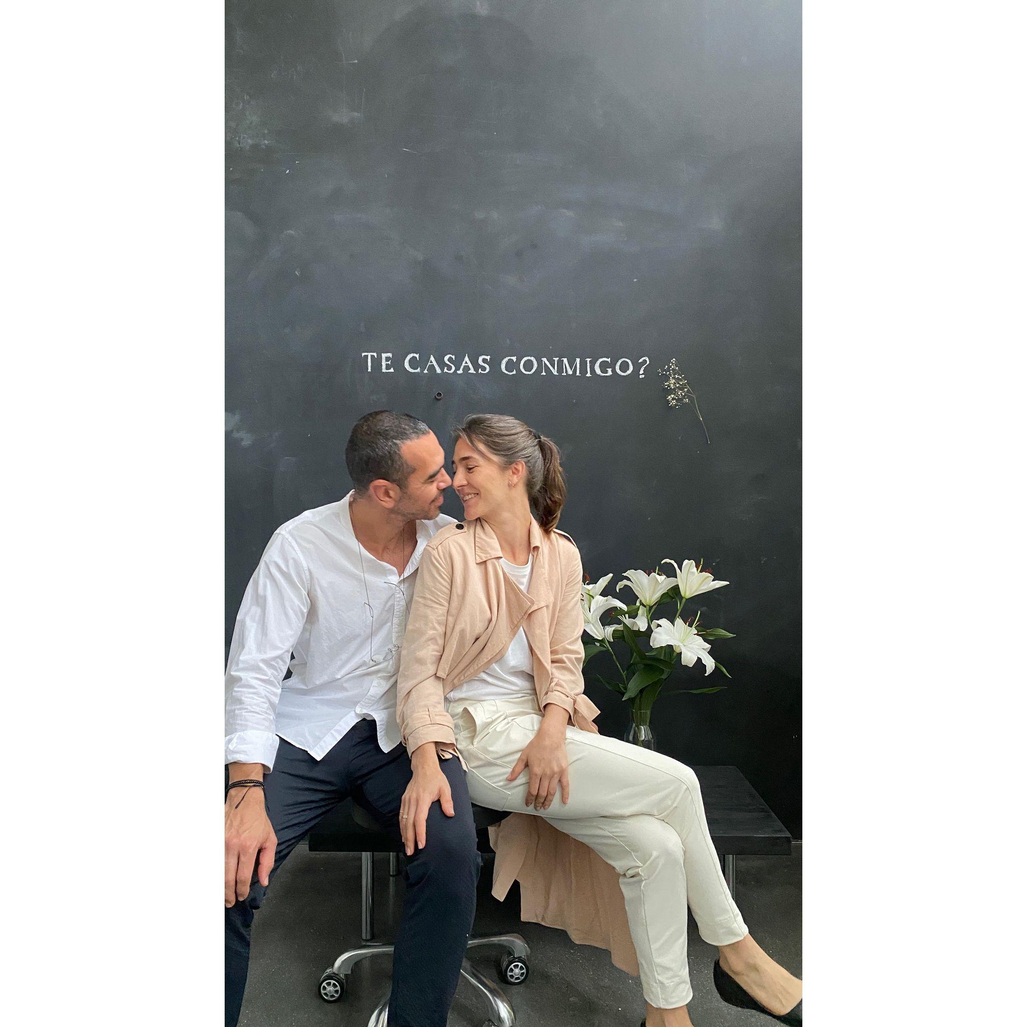 y ella dijo ¨Claro que sí papasote¨... pero como 2 horas después!!