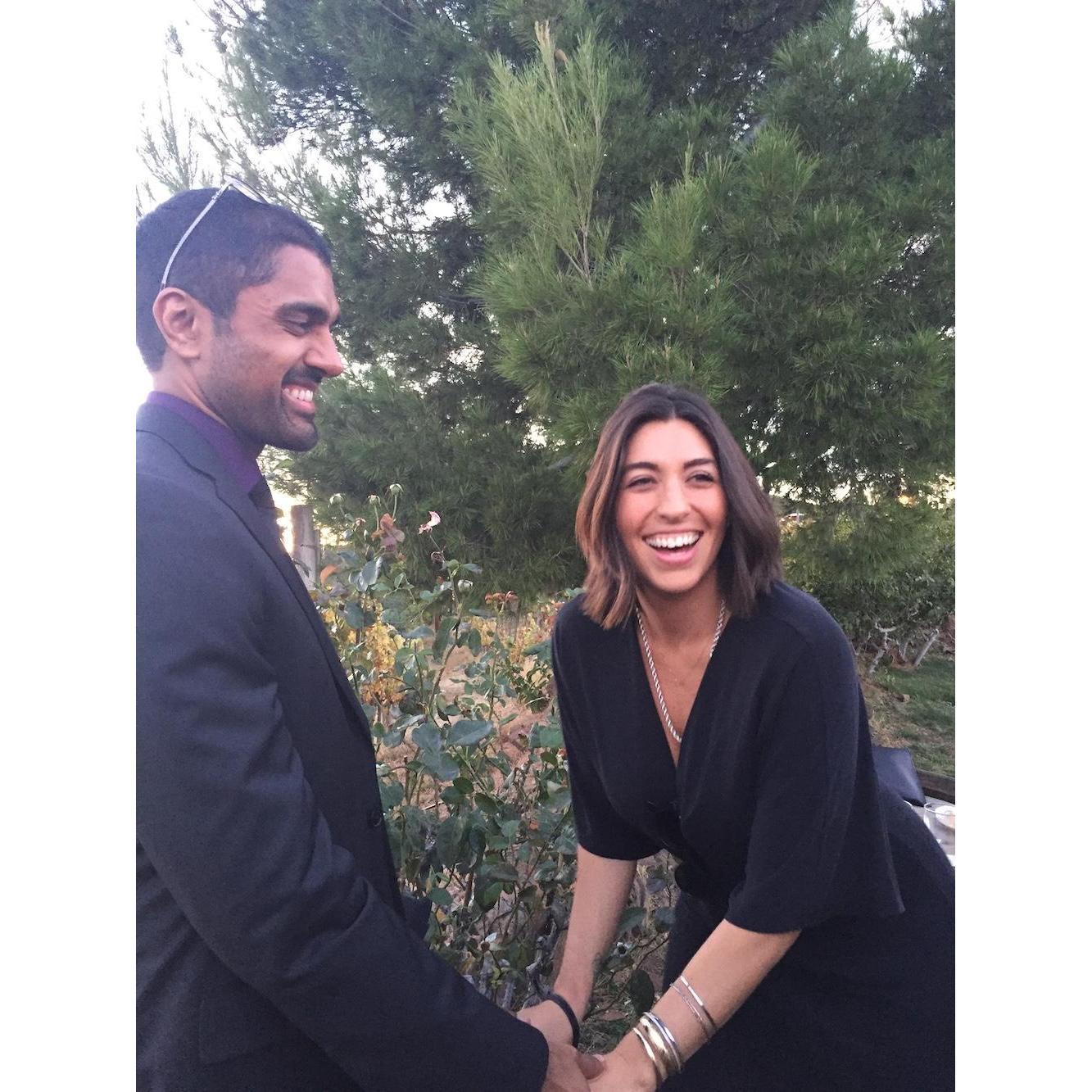 Megan rockin' that short hair at Sully & Courtney's wedding