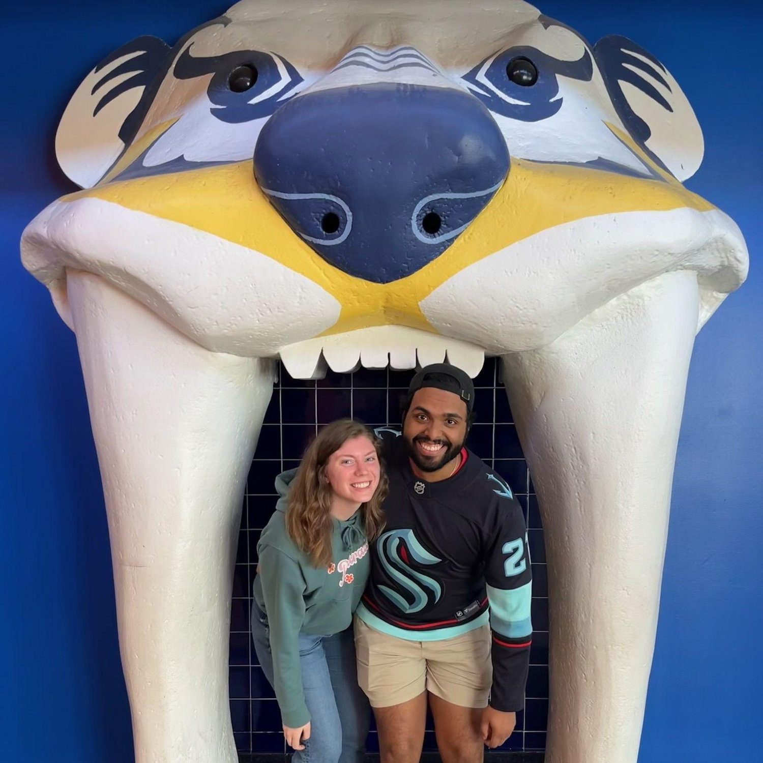 We cheered on the Seattle Kraken, Tim's favorite hockey team, in Nashville!