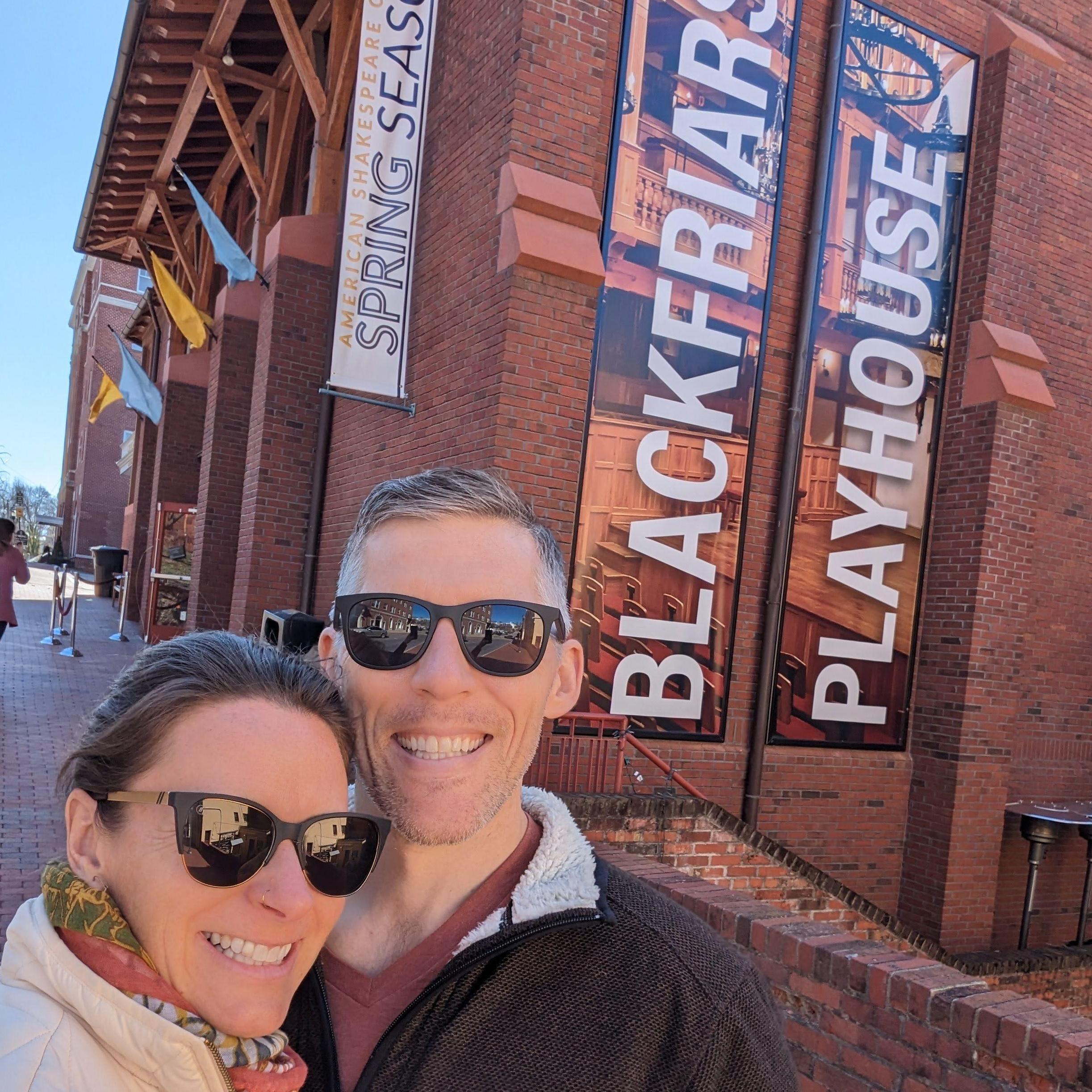 Daniel's first Shakespeare experience. @ American Shakespeare Center, Staunton, VA. March 2023.