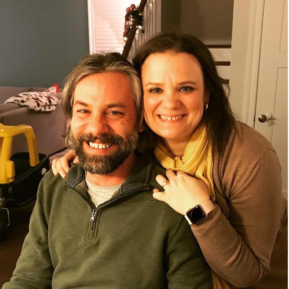 Celebrating our engagement at Ida's brother and sister-in-law's house in Charlottesville | New Year's Eve 2017
