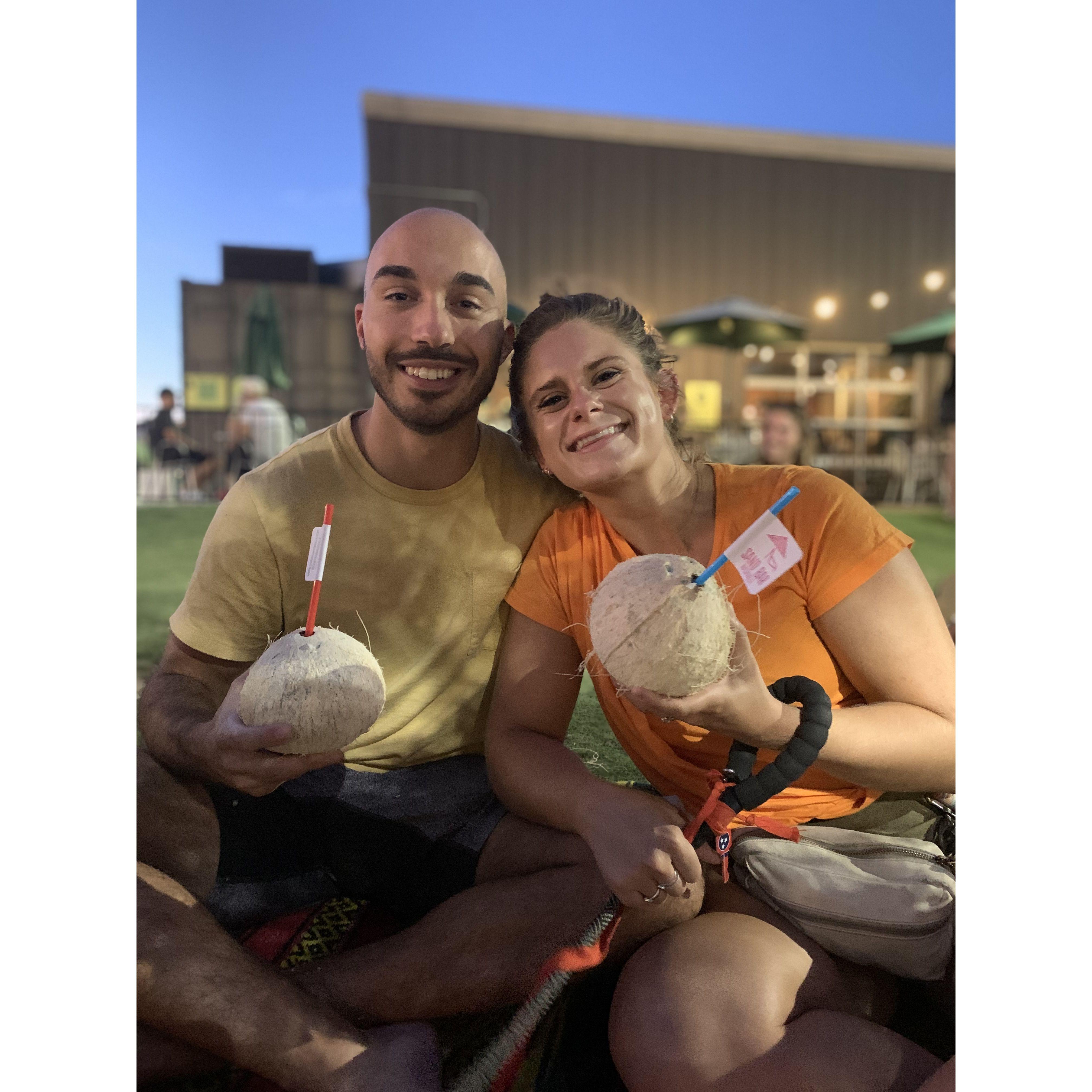 August 2022 - right before Katie dislocated her thumb playing sand volleyball and (future at that point) Dr. Jan helped her heal!