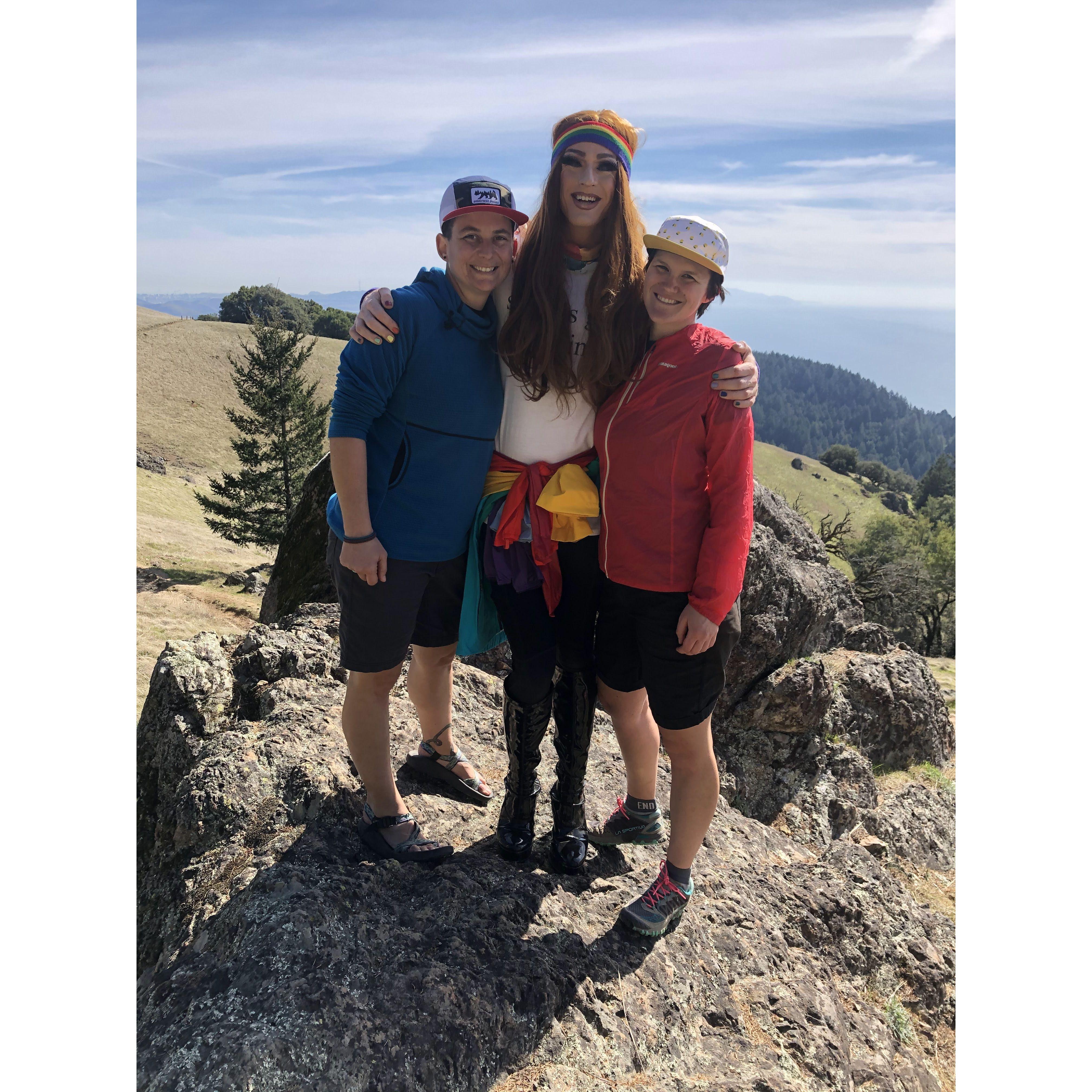 February 2020, Hiking with and meeting Pattiegonia