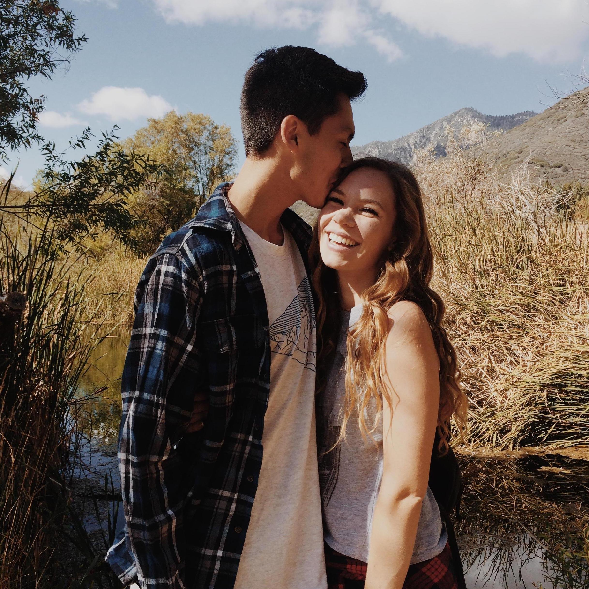 oak glen. some old lady asked if she could take our picture.