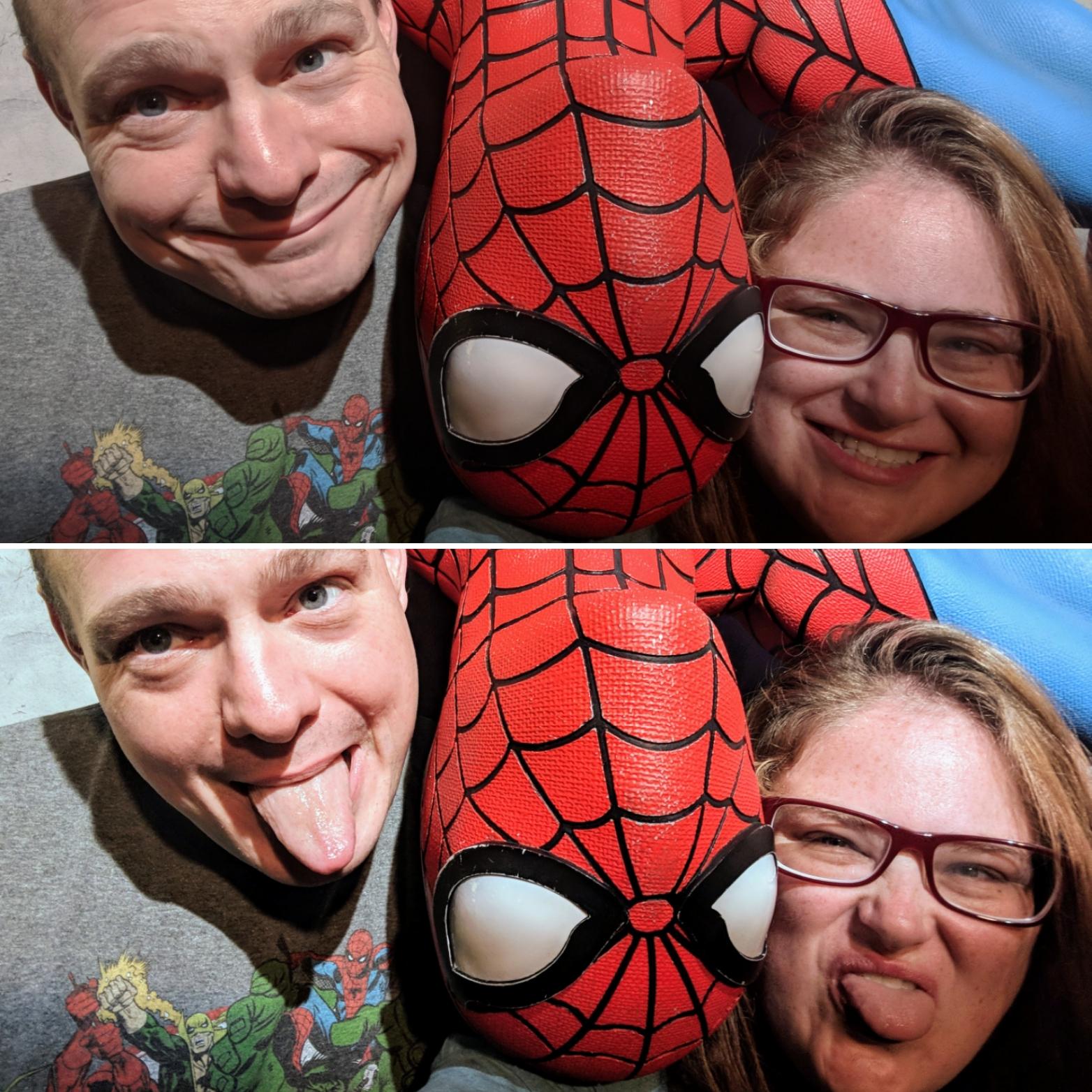 The time we went to the Marvel Exhibit in Philly for John's birthday.