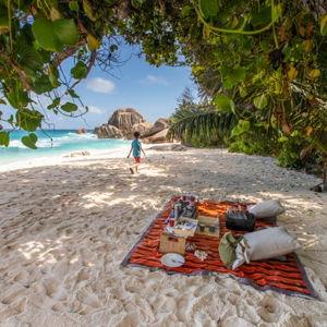 Beach Picnic in Seychelles