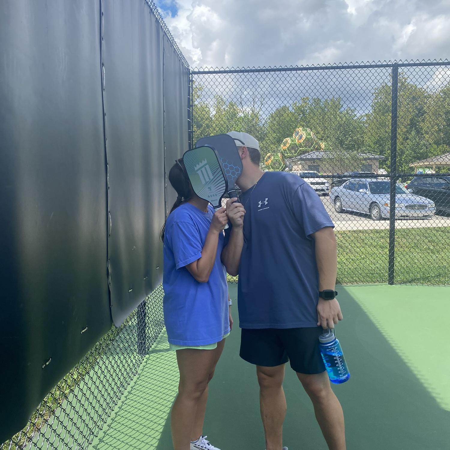 Nick made me feel so special on my birthday even though we were still at a distance. He set up a surprise pickleball match with our friends!